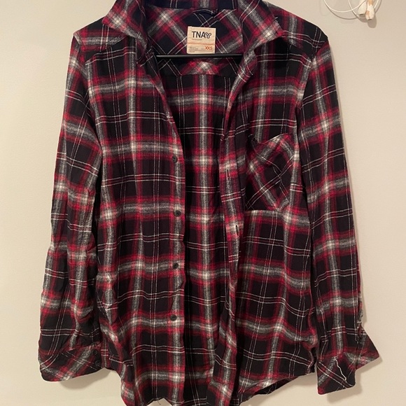 TNA plaid shirt